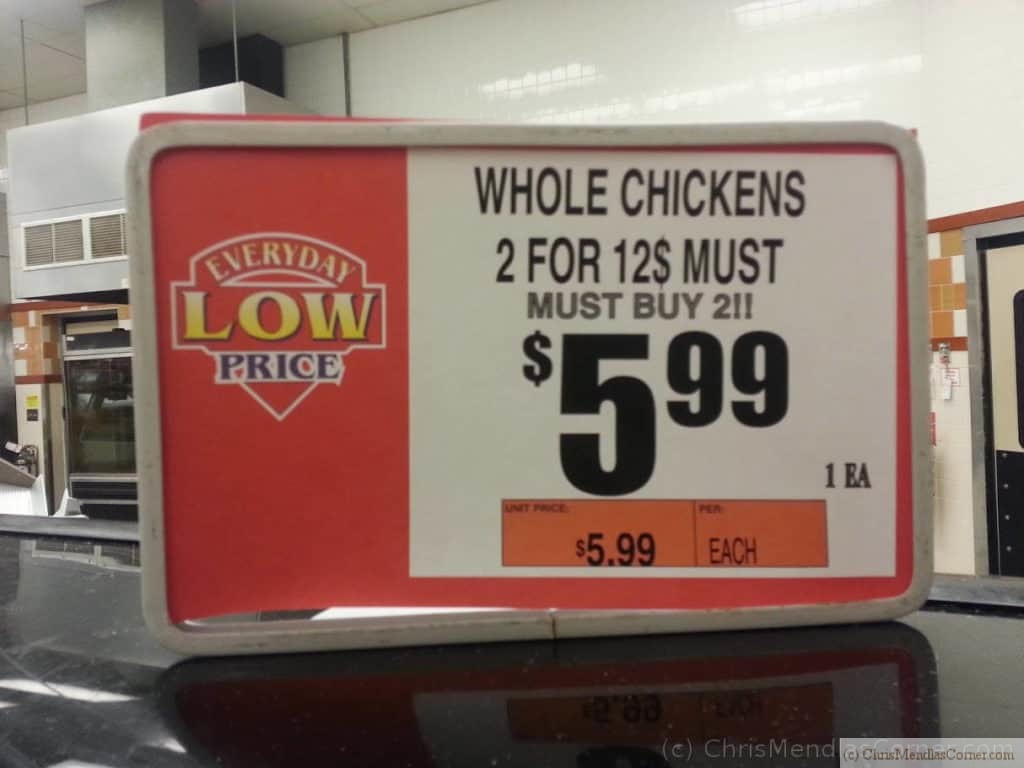Chicken prices math fail