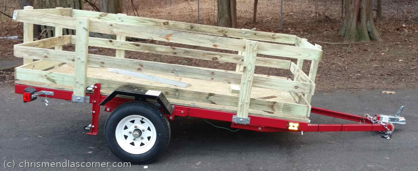 Building a Harbor Freight trailer in Pennsylvania - Chris Mendla's