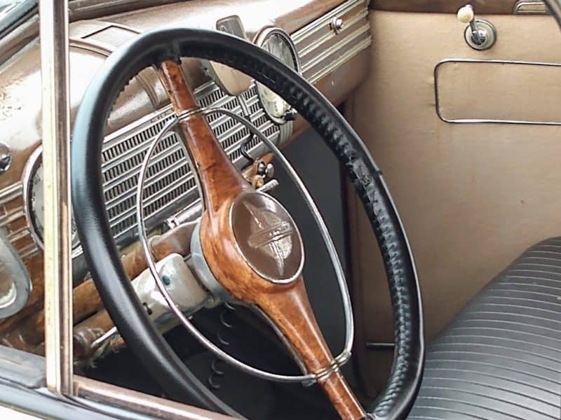 Interior -  1940 Chevy Cop Car