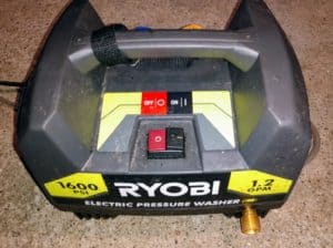 Ryobi 1600 pressure washer