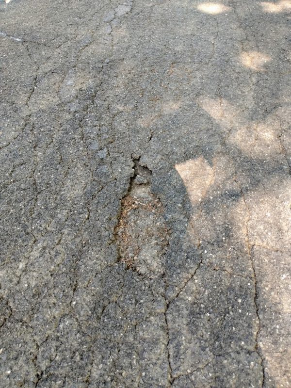 Small Driveway Pothole
