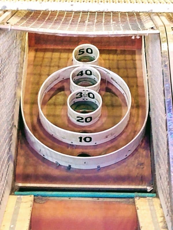 Target Holes for Skee Ball