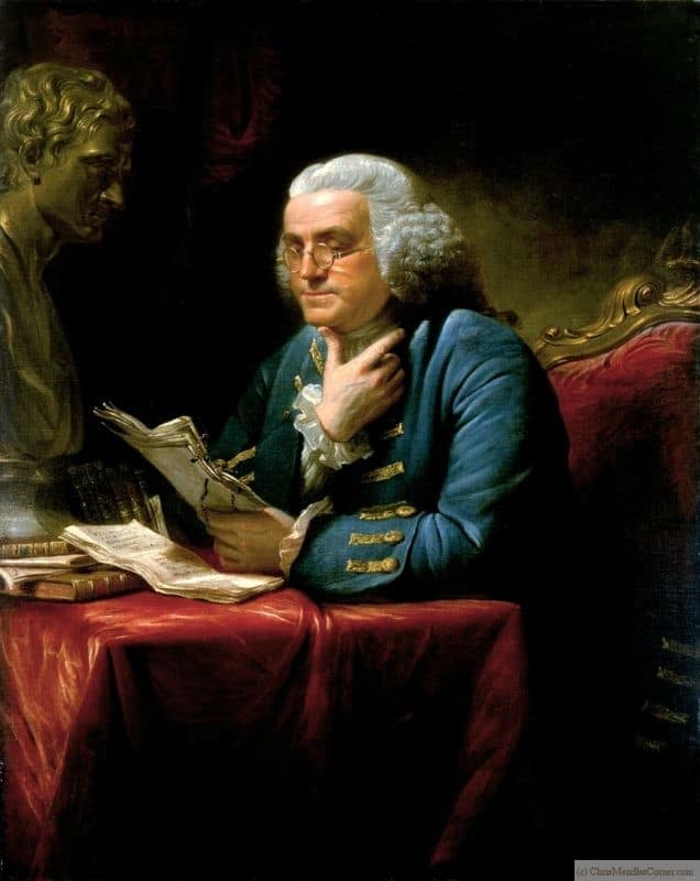 Benjamin Franklin  Author of "Fart Proudly" 