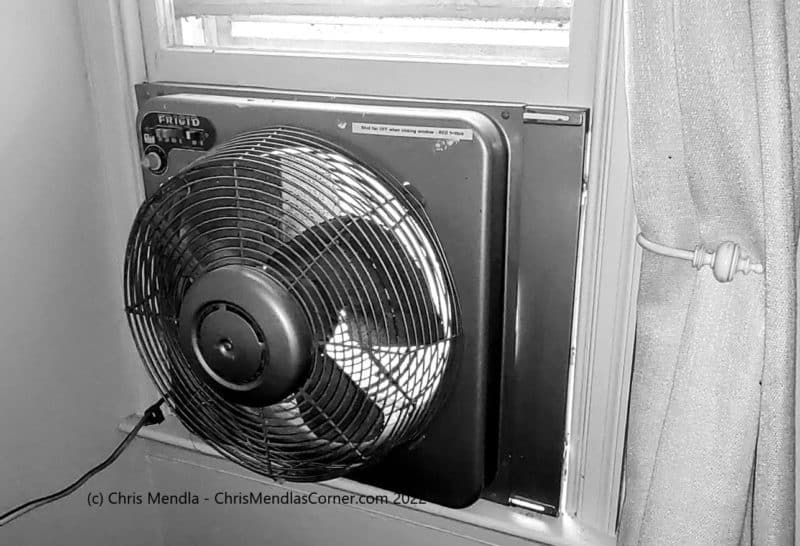 Window mounted exhaust fan